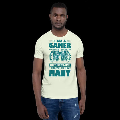 Unleash Style: Trendy Unisex Gamer Tee for All Players - T-shirts