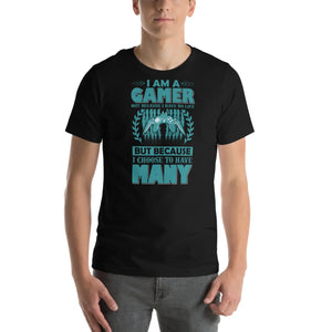 Soft Unisex Gamer Tee - Ring-spun Cotton - Dipaliz - T-shirts - s