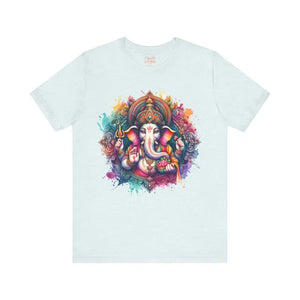 Ganpati Tee Short Sleeve Jersey - Spiritual Style - Dipaliz - T-shirts