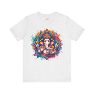 Ganpati Tee Short Sleeve Jersey - Spiritual Style - Dipaliz - T-shirts