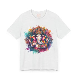 Ganpati Tee Short Sleeve Jersey - Spiritual Style - Dipaliz - T-shirts