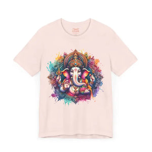 Ganpati Tee Short Sleeve Jersey - Spiritual Style - Dipaliz - T-shirts