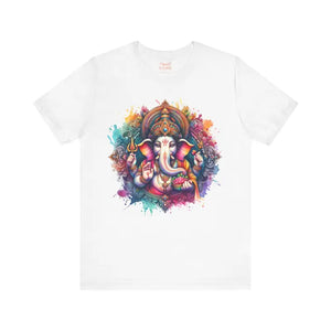 Ganpati Tee Short Sleeve Jersey - Spiritual Style - Dipaliz - T-shirts