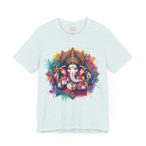 Ganpati Tee Short Sleeve Jersey - Spiritual Style - Dipaliz - T-shirts