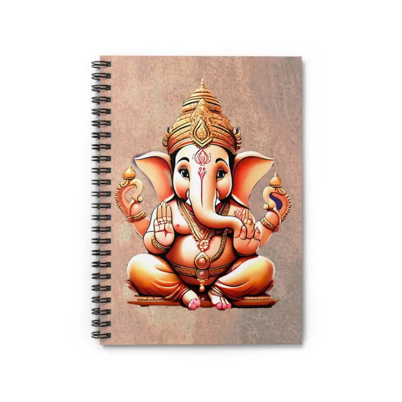 Conquer your Day with Ganesha Ruled Line Notebook! - one Size Paper Products