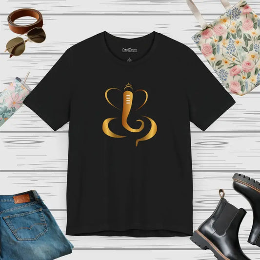 Revamp your Wardrobe with Ganesha Style T-shirt - Black / s T-shirt