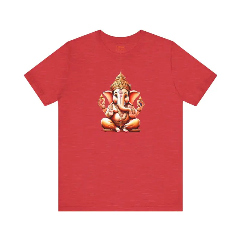 Unleash the Magic with Ganesha Jersey Short Sleeve Tee - T-shirt