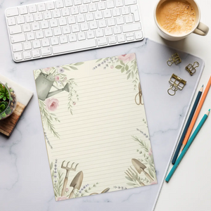 Garden Theme Ruled Notepad - Fresh Morning Inspiration - Dipaliz - Notepads