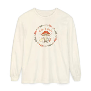 Gather & Wander Mushroom Long Sleeve Tee - T-shirts