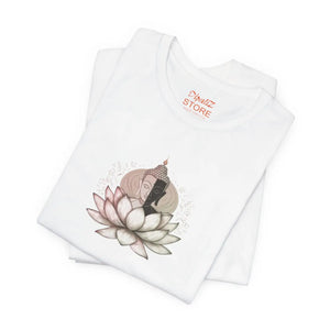 Soft Buddha Lotus Unisex Tee - Cotton Jersey - Dipaliz - T-shirts