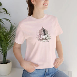 Soft Buddha Lotus Unisex Tee - Cotton Jersey - Dipaliz - T-shirts