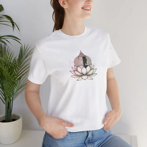 Soft Buddha Lotus Unisex Tee - Cotton Jersey - Dipaliz - T-shirts
