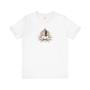 Soft Buddha Lotus Unisex Tee - Cotton Jersey - Dipaliz - T-shirts