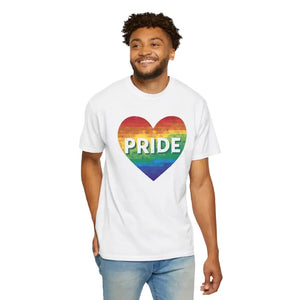 Rainbow Gay Pride Tee - Bold Colorful Cotton Comfort - Dipaliz - White / s - T-shirts