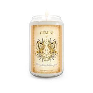 Gemini Zodiac Scented Soy Candle – 13.75 Oz - Dipaliz - Candles
