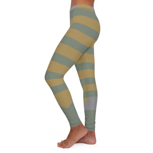Geo Colorblock Leggings - Four-way Stretch - Dipaliz