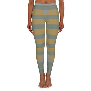 Geo Colorblock Leggings - Four-way Stretch - Dipaliz