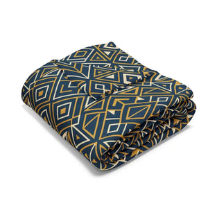 Arctic Fleece Blanket Boho Geometric Cozy Throw Dipaliz - Blankets