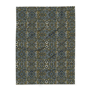 Arctic Fleece Blanket Boho Geometric Cozy Throw Dipaliz - 60’’ × 80’’ - Blankets