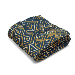 Arctic Fleece Blanket Boho Geometric Cozy Throw Dipaliz - Blankets
