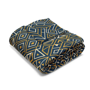Arctic Fleece Blanket Boho Geometric Cozy Throw Dipaliz - Blankets