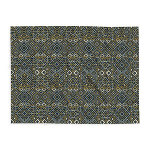 Arctic Fleece Blanket Boho Geometric Cozy Throw Dipaliz - Blankets