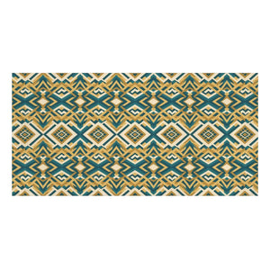 Geometric Aztec Beach Towel – Mink Cotton - Dipaliz - Towels