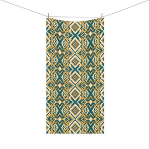 Geometric Aztec Beach Towel – Mink Cotton - Dipaliz - Towels