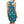 Blue Racerback Dress – Vibrant Tile Print - Dipaliz - Dresses - Xs