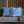 Blue Triangle Pattern Cushion – Modern Coastal Accent - Dipaliz - Chair & Sofa Covers