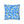 Blue Triangle Pattern Cushion – Modern Coastal Accent - Dipaliz - Chair & Sofa Covers