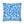 Blue Triangle Pattern Cushion – Modern Coastal Accent - Dipaliz - Chair & Sofa Covers