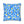 Blue Triangle Pattern Cushion – Modern Coastal Accent - Dipaliz - Chair & Sofa Covers