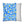 Blue Triangle Pattern Cushion – Modern Coastal Accent - Dipaliz - Chair & Sofa Covers