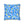 Blue Triangle Pattern Cushion – Modern Coastal Accent - Dipaliz - Chair & Sofa Covers