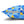 Blue Triangle Pattern Cushion – Modern Coastal Accent - Dipaliz - Chair & Sofa Covers