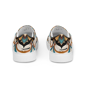 Women’s Slip on Canvas Shoes Geometric Pattern Bold Style Dipaliz - Sneakers