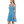 Blue Skater Dress – Recycled Polyester - Dipaliz - Dresses - Xs
