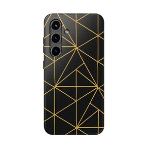 Tough Phone Case - Geometric Design Sleek Style Shield - Dipaliz - Samsung Galaxy S24 - Mobile Cases