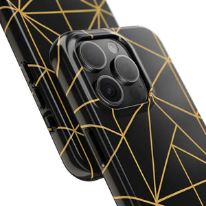 Tough Phone Case - Geometric Design Sleek Style Shield - Dipaliz - Mobile Cases