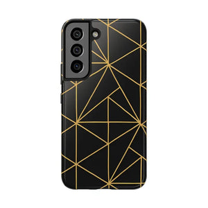 Tough Phone Case - Geometric Design Sleek Style Shield - Dipaliz - Samsung Galaxy S22 - Mobile Cases