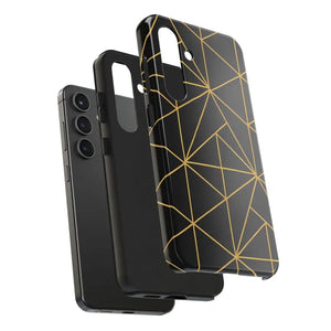 Tough Phone Case - Geometric Design Sleek Style Shield - Dipaliz - Mobile Cases