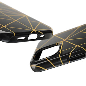 Tough Phone Case - Geometric Design Sleek Style Shield - Dipaliz - Mobile Cases