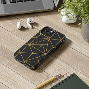 Tough Phone Case - Geometric Design Sleek Style Shield - Dipaliz - Mobile Cases