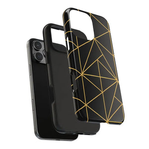 Tough Phone Case - Geometric Design Sleek Style Shield - Dipaliz - Mobile Cases