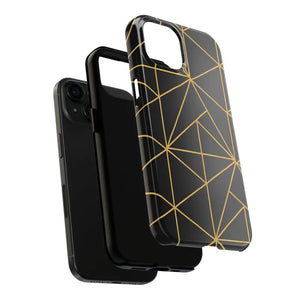 Tough Phone Case - Geometric Design Sleek Style Shield - Dipaliz - Mobile Cases