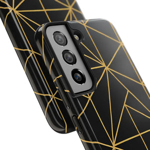 Tough Phone Case - Geometric Design Sleek Style Shield - Dipaliz - Mobile Cases