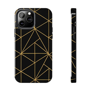 Tough Phone Case - Geometric Design Sleek Style Shield - Dipaliz - Iphone 13 Pro Max - Mobile Cases