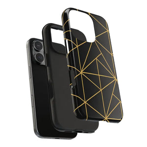 Tough Phone Case - Geometric Design Sleek Style Shield - Dipaliz - Mobile Cases