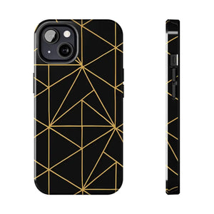 Tough Phone Case - Geometric Design Sleek Style Shield - Dipaliz - Iphone 13 - Mobile Cases
